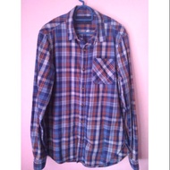 Preloved. Rope Man Grid Shirt