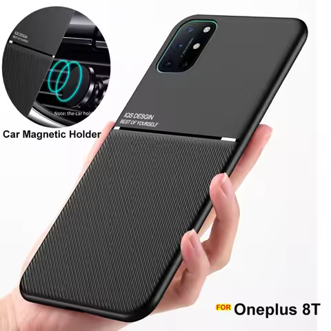 Built-in Magnet Plate Car Magnetic case For Oneplus 8T case shockproof hard case for oneplus nord 5g