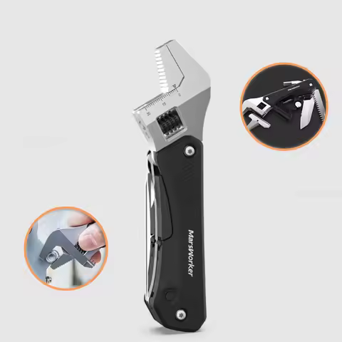 Marsworker Hand Tool Multi-Functional Wrench Plier Stainless Steel Survival Wire Cutter Camping Home