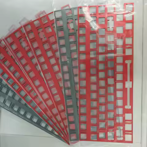 PMO Wave75 Keyboard Positioning Board Custom Fr4 Pom Pc Pp Carbon Fiber Brass Anode Aluminum PCB Diy