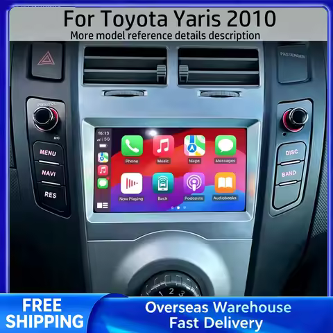 Intelligent Systems Android15 Car Stereo 7In for Toyota Yaris 2010 2+32GB Head Unit With Carplay And