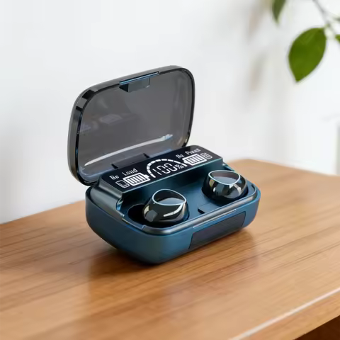 Bluetooth headset M10 hands-free LED Dispay headset Bluetooth HiFi stereo music wireless earplug wat