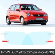 Full Cover Anti Fog Rainproof Film For Volkswagen VW POLO 6N2 9N 9N3 6R 6C 1999~2017 3 4 5 Rearview 