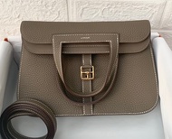 🎠✨Hermes Halzan 25 大象灰 金扣✨🎠
