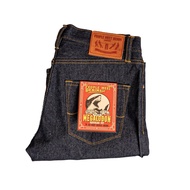 PMD & CO - MEGALODON - 14 oz - Deep Indigo - Denim Selvedge Accent - Regular Fit Baggy Jeans