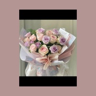 RTT. 5/15pcs Dream Garden Flower Packaging paper Pattern Flower Bundle Packaging not waterpr