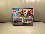 Lego 60458 Pizza vs. Fire Truck Race Car