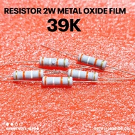 (5 PCS) 2W 2WATT 39K 3.9K KILO CF 5% ROHS RESISTORS