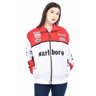 jaket Yamaha Marlboro putih anti air motor pria rxking RX rxs rxk