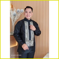 ☌ ✙ ▥ MODERN BARONG TAGALOG FOR MEN BLACK