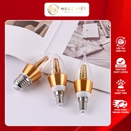 Sunny yellow light bulb and bulb holder