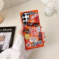 Casetify Casetify Samsung TPU Soft Shell【Coca Cola】Trend Phone Case for Samsung Galaxys S21-S24 Ultr