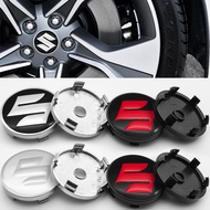 Suzuki 4pcs 60mm wheel center cover car tire center 3D logo decorative decal for Suzuki Kizashi JIMN