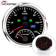 120-200Km/h 120-200MPH 2IN1 GPS Speedometer With 8000RPM Tachometer forMotorcycle Car Marine Boat Tr