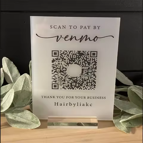 QR Code,Social Media Review,Business Sign,Instagram Review,Facebook Google Review,QR Code Display Pl