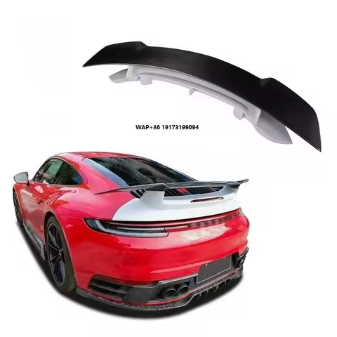 For 911 992 Carrera 4S GTS 911 Targa Turbo Facelift SD Style GT Aerokit Rear Wing Trunk Spoilers