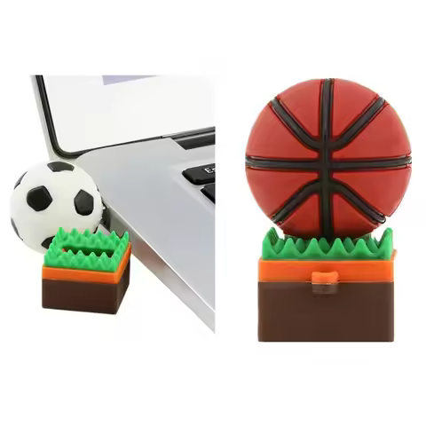 Pendrive Football Basketball Usb Flash Drive Sport Cartoon Flash Memory Card 4G 8G 16G 32GB 64G 128G