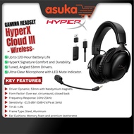 HyperX Cloud III Wireless - Gaming Headset (Black/Red)