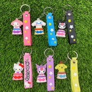 GANTUNGAN Kuromi Sanrio Melody Cinnamonroll Hello Kitty Keychain Bag Charms Bag Keychain/