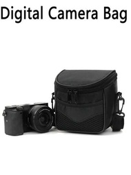 1個黑色數碼單肩相機包,微單相機包攝影包防水單肩遠攝相機包相機包相機盒相機配件,適用於商務、旅行、學校、大學、辦公室