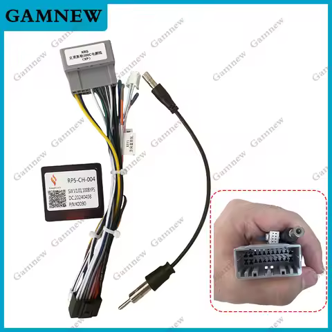 Car Wiring Harness Power Cable Adapter Canbus Box Decoder For Jeep Compass Patriot Wrangler 300C RP5