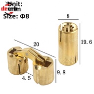 Brass H62 Cabinet Door Hinge 180 Degree Jewelry Box Hinge 8mm 10mm 12mm 14mm