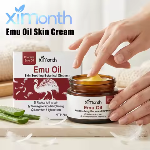 Ximonth Emu Oil Skin Cream Repair Rough Body Skin Nourish Enhance Skin Barrier Moisturize Gentle Eff