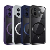 Shockproof Clear Magnetic Case Xiaomi Mi Poco F7 Pro Ultra 5G Casing Transparent Hard Acrylic Airbag