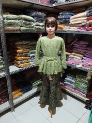 SETELAN KEBAYA ANAK PEREMPUAN MODEREN MODEL ROK DUYUNG USIA 3 14 TAHUN PAUD TK SD KEKINIAN
