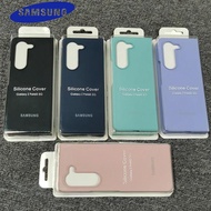 Samsung Galaxy Z Fold 5 Fold5 5G Case Liquid Silicone Case Silky Soft-Touch Back Protective Cover fo