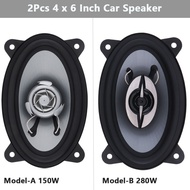 ✥2pcs 4 X 6 Inch 150W / 280W Car Speakers Subwoofer Car Audio Music Stereo Full Range Speakers f P5