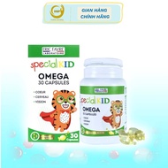 SPECIAL KID OMEGA 30 CAPSULES – Supplement DHA, vitamin E, A, D3 for children - Box/Bottle of 30 sof