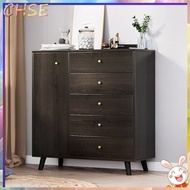 [kline]Chest of Drawers Living Room Storage Cabinet Home Bedroom Simple Modern Solid Wood Leg Locker Wall Combination Drawer Cabinet wangsicong.sg