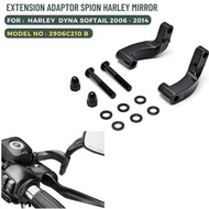 Mirror Relationship Extension Adapter Kit Dyna Softail 06-14 2906C210-B Forsale!