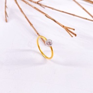 GD JEWELLERY - 916 GOLD RING STM 2C ONE BOBA | 916 EMAS CINCIN STM 2C ONE BOBA