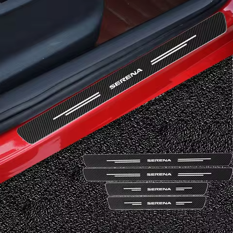 Carbon Fiber Car Sticker Car Door Trunk Protective Strip Decal For Nissan Serena C24 C25 C26 C27 200