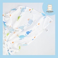 Little Beary Bamboo Fiber Baby Swaddle 1 Size 47x47 Inches
