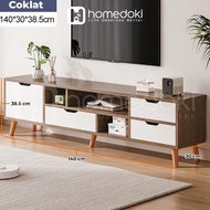 Homedoki Wooden TV Table, Multipurpose Minimalist Jumbo TV Table, Minimalist TV Table, TV Table, Min