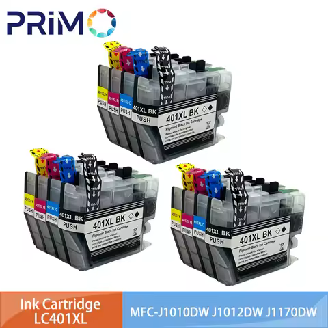 LC401 XL LC401XL Inkjet Ink Cartridge Compatible for Brother J1010DW J1012DW J1170DW J5340DW J5345DW