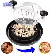 FANSIN1 Chicken Shredder Tool, Visible Lid Rotating Kitchen Tool Meat Shredding|Quality Shredding Ch