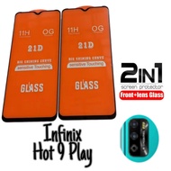 Tempered Glass Hot 9 Play Free Flexible Tempered Glass for Mobile Phone Cameras