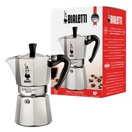 Bialetti หม้อต้มกาแฟ Moka Pot รุ่น Moka Express (โมคา เอ็กซ์เพรส) Silver (สีเงิน) ขนาด 9 Cups (9 ถ้ว
