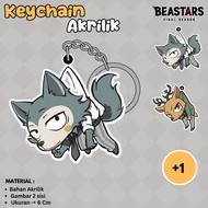 GANTUNGAN [Beastars] Keychain & strap hp full Acrylic Legoshi Version anime Character Beastars final