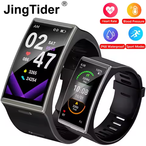 DM12 1.91"HD 2.5D Curved Screen Smart Bracelet IP68 Wateroroof Heart Rate Blood Pressure Monitor Sma