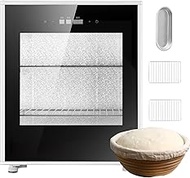 40L Bread Proofer Warmer Dough Riser 60-90% Humidity/20-50°c Temperature Control for Home Baking Ove