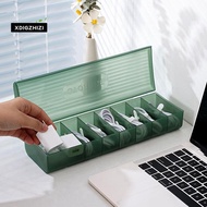 Data Cable Storage Box Transparent Data Cable Storage Box Plastic Data Line Storage Container for De