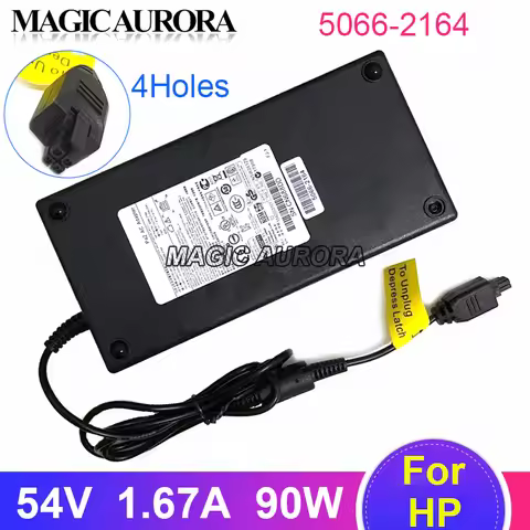 5066-2164 Pa2 AC Adapter 54V 1.67A PA-1900-2P-LF For HP OFFICE CONNECT 1920S 1820 2530 8G POE J9982A