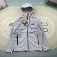 Patagonia Stormer Coat ฤดูใบไม้ร่วงใหม่ Outdoor Jacket ขนแกะหนาขึ้น Hooded Windproof Coat คู่รักกัน