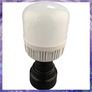 [P K A M] E27 Bulb Socket Adapter with 12V/12W 1300LM E27 Screw LED Light Bulbs LED Work Light for  