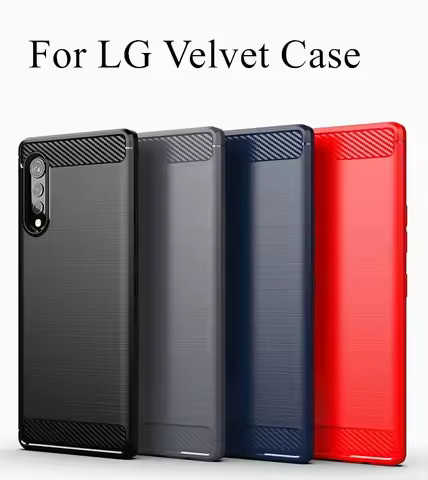 For LG Velvet 5G Case Cover For LG Velvet 5G Case Fundas Coque Soft Silicone Phone Bumper Cover For 